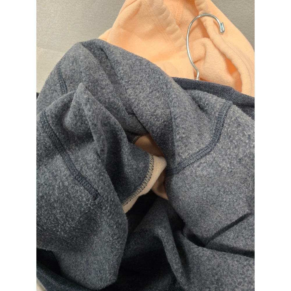 Hurley Colorblock Hoodie Peach Gray Long Sleeve Pullover Men's Size M - Picture 9 of 9